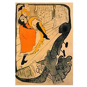 Wee Blue Coo Lautrec Jane Avril Old Master Painting Picture Wall Art Print Wee Blue Coo Lautrec Jane Avril Old Master Painting Picture Wall Art Print