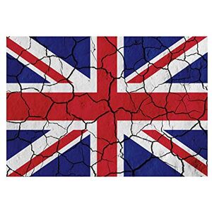 Wee Blue Coo Flag Cracked Concrete Britain British Union Jack Wall Art Print Wee Blue Coo Flag Cracked Concrete Britain British Union Jack Wall Art Print