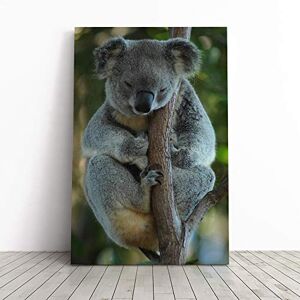 Big Box Art Koala Bear (1) Canvas Print Gallery Wrapped 30mm Frame Wall Art 24x16 inches Ready to Hang Modern Animals Picture Living Room Bedroom Lounge Office Big Box Art Koala Bear (1) Canvas Print Gallery Wrapped 30mm Frame Wall Art 24x16 inches Ready to Hang Modern Animals Picture Living Room Bedroom Lounge Office