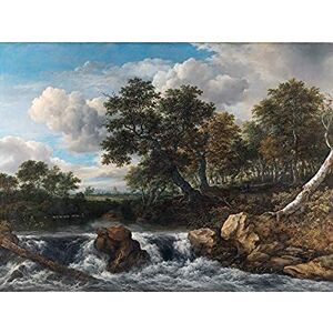 Artery8 Van Ruisdael Landscape Waterfall River Painting Art Print Canvas Premium Wall Decor Poster Mural Artery8 Van Ruisdael Landscape Waterfall River Painting Art Print Canvas Premium Wall Decor Poster Mural