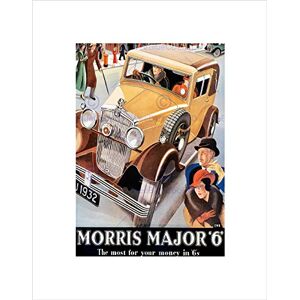 Wee Blue Coo Commercial Advert Morris Major Automobile Car UK Wall Art Print Wee Blue Coo Commercial Advert Morris Major Automobile Car UK Wall Art Print