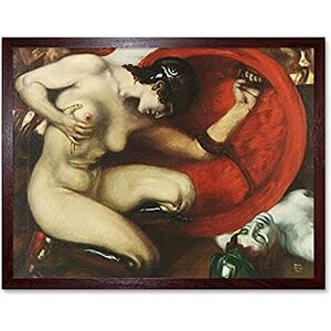 Artery8 Von Stuck Wounded Amazon Painting Unframed Wall Art Print Poster Home Decor Premium Artery8 Von Stuck Wounded Amazon Painting Unframed Wall Art Print Poster Home Decor Premium