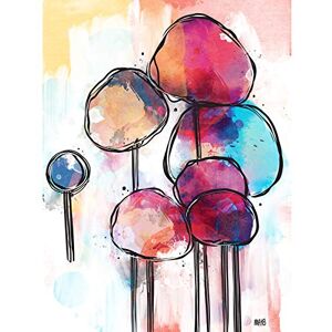 Artery8 Abstract Alien Tree Design Colourful Painting Premium Wall Art Canvas Print 18X24 Inch Artery8 Abstract Alien Tree Design Colourful Painting Premium Wall Art Canvas Print 18X24 Inch