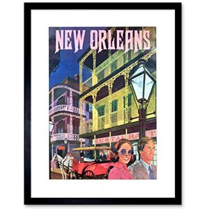 Wee Blue Coo Travel New Orleans America USA City Framed Wall Art Print Wee Blue Coo Travel New Orleans America USA City Framed Wall Art Print