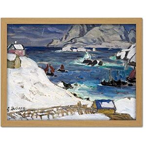 Fine Art Prints Boberg Running Before Storm Norway Landscape Seascape Painting Large Framed Art Print Poster Wall Decor 18x24 in Fine Art Prints Boberg Running Before Storm Norway Landscape Seascape Painting Large Framed Art Print Poster Wall Decor 18x24 in