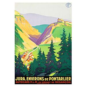 Wee Blue Coo Travel Jura Mountains Pontarlier France Village Forest Wall Art Print Wee Blue Coo Travel Jura Mountains Pontarlier France Village Forest Wall Art Print