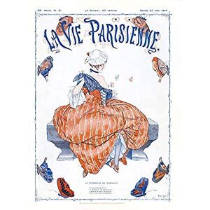 Artery8 La Vie Parisienne Butterfly Woman Magazine Cover Unframed Wall Art Print Poster Home Decor Premium Artery8 La Vie Parisienne Butterfly Woman Magazine Cover Unframed Wall Art Print Poster Home Decor Premium