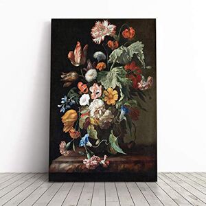 Big Box Art Canvas Print Wall Art Rachel Ruysch Still Life with Flowers Mounted & Stretched Box Frame Picture Home Decor for Kitchen, Living Room, Bedroom, Hallway, Multi-Colour, 30x20 Inch Big Box Art Canvas Print Wall Art Rachel Ruysch Still Life with Flowers Mounted & Stretched Box Frame Picture Home Decor for Kitchen, Living Room, Bedroom, Hallway, Multi-Colour, 30x20 Inch