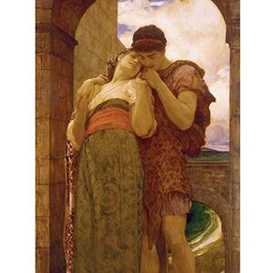 Artery8 Lord Frederic Leighton Wedded Couple Painting Premium Wall Art Canvas Print 18X24 Inch Artery8 Lord Frederic Leighton Wedded Couple Painting Premium Wall Art Canvas Print 18X24 Inch