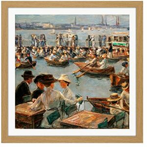 Fine Art Prints Max Liebermann On The Alster In Hamburg Cropped Square Wooden Framed Wall Art Print Picture 16X16 Inch Fine Art Prints Max Liebermann On The Alster In Hamburg Cropped Square Wooden Framed Wall Art Print Picture 16X16 Inch