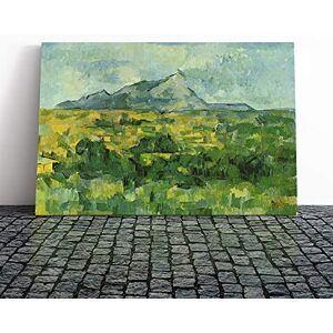 Big Box Art Canvas Print Wall Art Paul Cezanne Montagne Sainte Victoire (3) Mounted & Stretched Box Frame Picture Home Decor for Kitchen, Living Room, Bedroom, Hallway, Multi-Colour, 30x20 Inch Big Box Art Canvas Print Wall Art Paul Cezanne Montagne Sainte Victoire (3) Mounted & Stretched Box Frame Picture Home Decor for Kitchen, Living Room, Bedroom, Hallway, Multi-Colour, 30x20 Inch
