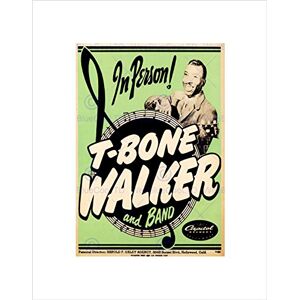 Wee Blue Coo MUSIC CONCERT ADVERT T-BONE WALKER BAND BLUES USA FRAMED ART PRINT B12X5647 Wee Blue Coo MUSIC CONCERT ADVERT T-BONE WALKER BAND BLUES USA FRAMED ART PRINT B12X5647