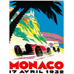 Wee Blue Coo Sport Advert Monaco Grand Prix Motor Race 1932 Monte Carlo Poster 30X40 Cm 12X16 In Print Bb8399B Wee Blue Coo Sport Advert Monaco Grand Prix Motor Race 1932 Monte Carlo Poster 30X40 Cm 12X16 In Print Bb8399B