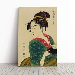 Big Box Art Canvas Print Wall Kitagawa Utamaro Vintage Japanese Oriental Art (12) Mounted & Stretched Box Frame Picture Home Decor for Kitchen, Living Room, Bedroom, Multi-Colour, 24x16 Inch Big Box Art Canvas Print Wall Kitagawa Utamaro Vintage Japanese Oriental Art (12) Mounted & Stretched Box Frame Picture Home Decor for Kitchen, Living Room, Bedroom, Multi-Colour, 24x16 Inch