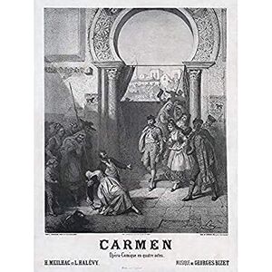 Fine Art Prints Leray Premiere Georges Bizet's Carmen Advert Unframed Wall Art Print Poster Home Decor Premium Fine Art Prints Leray Premiere Georges Bizet's Carmen Advert Unframed Wall Art Print Poster Home Decor Premium