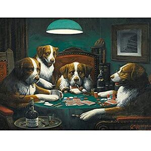 Artery8 Cassius Marcellus Coolidge Poker Game Dogs Painting Unframed Wall Art Print Poster Home Decor Premium Artery8 Cassius Marcellus Coolidge Poker Game Dogs Painting Unframed Wall Art Print Poster Home Decor Premium