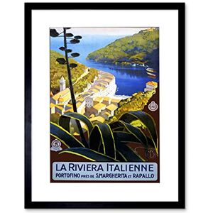 Wee Blue Coo Italian Riviera Portofino Harbour Sea Italy Picture Framed Wall Art Print Wee Blue Coo Italian Riviera Portofino Harbour Sea Italy Picture Framed Wall Art Print