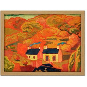 Fine Art Prints Seguin Armand Two Thatched Cottages Les Deux Chaumieres Large Framed Art Print Poster Wall Decor 18x24 Fine Art Prints Seguin Armand Two Thatched Cottages Les Deux Chaumieres Large Framed Art Print Poster Wall Decor 18x24