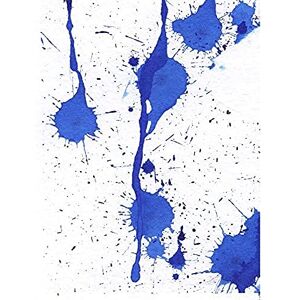 Artery8 Hendo Tanuki Abstract Blue Paint Splat Painting D Art Print Canvas Premium Wall Decor Poster Mural Artery8 Hendo Tanuki Abstract Blue Paint Splat Painting D Art Print Canvas Premium Wall Decor Poster Mural