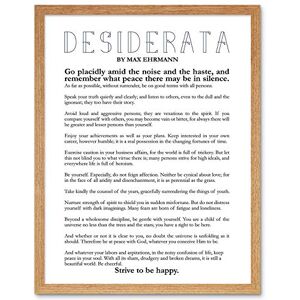 Wee Blue Coo Quote Typograph Phrase Poetic Prose Ehrmann Desiderata Art Print Framed Poster Wall Decor 12X16 Inch Wee Blue Coo Quote Typograph Phrase Poetic Prose Ehrmann Desiderata Art Print Framed Poster Wall Decor 12X16 Inch