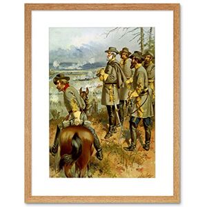 Wee Blue Coo WAR US CIVIL GENERAL LEE BATTLE FREDERICKSBURG FRAME ART PRINT PICTURE F12X1832 Wee Blue Coo WAR US CIVIL GENERAL LEE BATTLE FREDERICKSBURG FRAME ART PRINT PICTURE F12X1832