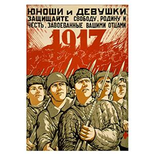 Wee Blue Coo Vintage Ad War WWI Soviet USSR Red Army Enlist 1917 Russia Wall Art Print Wee Blue Coo Vintage Ad War WWI Soviet USSR Red Army Enlist 1917 Russia Wall Art Print