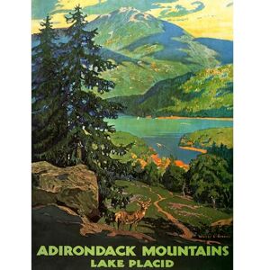 Wee Blue Coo Travel Adirondack Mountains Lake Placid Tree Picture Wall Art Print Wee Blue Coo Travel Adirondack Mountains Lake Placid Tree Picture Wall Art Print