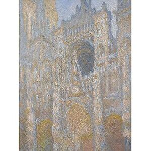 Artery8 Claude Monet Rouen Cathedral Facade In Sunlight Painting Art Print Canvas Premium Wall Decor Poster Mural Artery8 Claude Monet Rouen Cathedral Facade In Sunlight Painting Art Print Canvas Premium Wall Decor Poster Mural