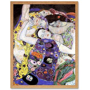 Wee Blue Coo Klimt The Maiden 1913 Art Print Framed Poster Wall Decor 12x16 inch Wee Blue Coo Klimt The Maiden 1913 Art Print Framed Poster Wall Decor 12x16 inch