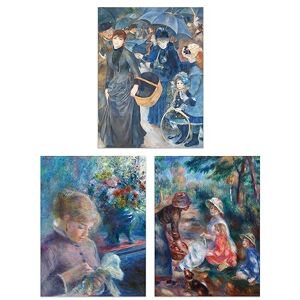 Artery8 Pack of 3 Pierre-Auguste Renoir Impressionist Painting Unframed Wall Art Living Room Prints Set Artery8 Pack of 3 Pierre-Auguste Renoir Impressionist Painting Unframed Wall Art Living Room Prints Set