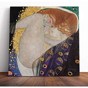 Big Box Art Canvas Print Wall Art Gustav Klimt Danae (2) Mounted and Stretched Box Frame Picture Home Decor for Kitchen, Living, Dining Room, Bedroom, Hallway, Muli-Colour, 14x14 Inch Big Box Art Canvas Print Wall Art Gustav Klimt Danae (2) Mounted and Stretched Box Frame Picture Home Decor for Kitchen, Living, Dining Room, Bedroom, Hallway, Muli-Colour, 14x14 Inch
