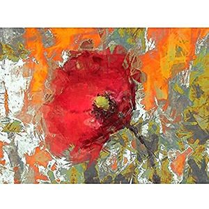 Wee Blue Coo Abstract Graffiti Poppy Painting Unframed Art Print Poster Wall Decor 12x16 inch Wee Blue Coo Abstract Graffiti Poppy Painting Unframed Art Print Poster Wall Decor 12x16 inch