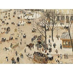 Fine Art Prints Pissarro La Place Due Theatre Francais Art Print Canvas Premium Wall Decor Poster Mural Fine Art Prints Pissarro La Place Due Theatre Francais Art Print Canvas Premium Wall Decor Poster Mural