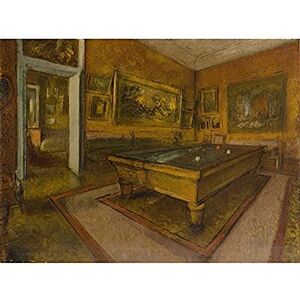 Fine Art Prints Edgar Degas Billiard Room At Menil Hubert Art Print Canvas Premium Wall Decor Poster Mural Fine Art Prints Edgar Degas Billiard Room At Menil Hubert Art Print Canvas Premium Wall Decor Poster Mural