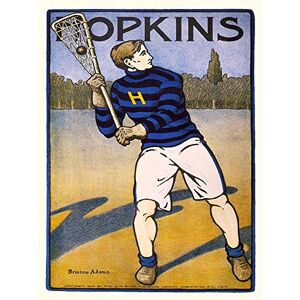 Wee Blue Coo Paintings Drawing Sport Lacrosse Hopkins University USA Art Print Poster Wall Decor 12X16 Inch Wee Blue Coo Paintings Drawing Sport Lacrosse Hopkins University USA Art Print Poster Wall Decor 12X16 Inch