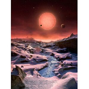 Fine Art Prints Space ESO TRAPPIST-1 Dwarf Star Planet Illustration Art Print Canvas Premium Wall Decor Poster Mural Fine Art Prints Space ESO TRAPPIST-1 Dwarf Star Planet Illustration Art Print Canvas Premium Wall Decor Poster Mural