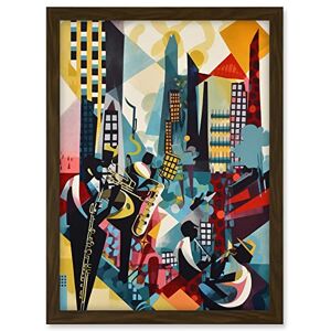 Artery8 Jazz Musicians on Rooftop - 29.7 x 42 cm - A3 - Art Artery8 Jazz Musicians on Rooftop - 29.7 x 42 cm - A3 - Art