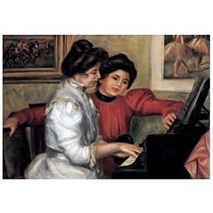 Wee Blue Coo Painting Renoir Yvonne Christine Lerolle At Piano Wall Art Print Wee Blue Coo Painting Renoir Yvonne Christine Lerolle At Piano Wall Art Print