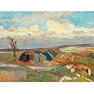 Fine Art Prints Cullen At The Front World War WWI Painting Art Print Canvas Premium Wall Decor Poster Mural Fine Art Prints Cullen At The Front World War WWI Painting Art Print Canvas Premium Wall Decor Poster Mural