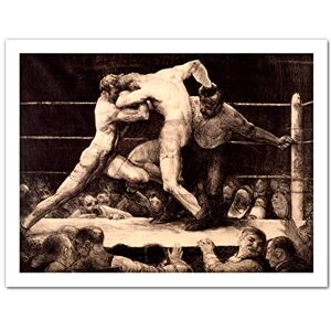 Fine Art Prints Bellows George Wesley A Stag At Sharkeys Large Framed Art Print Poster Wall Decor 18x24 Fine Art Prints Bellows George Wesley A Stag At Sharkeys Large Framed Art Print Poster Wall Decor 18x24