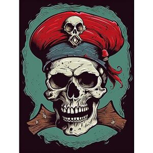 Artery8 Old School USA Tattoo Ink Body Art Pirate Skull Rockabilly Americana 50s Extra Large XL Wall Art Poster Print Artery8 Old School USA Tattoo Ink Body Art Pirate Skull Rockabilly Americana 50s Extra Large XL Wall Art Poster Print