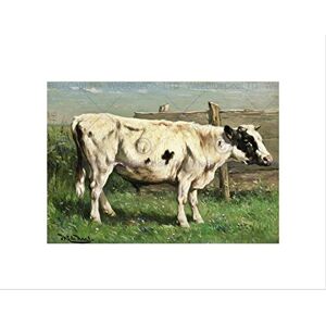 Wee Blue Coo Painting Animal Portrait Study Cow De Haas Young Bull Wall Art Print Wee Blue Coo Painting Animal Portrait Study Cow De Haas Young Bull Wall Art Print