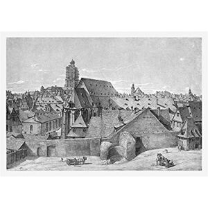 Wee Blue Coo Painting City Frankfurt Becker Judengasse View Wall Art Print Wee Blue Coo Painting City Frankfurt Becker Judengasse View Wall Art Print