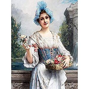 Fine Art Prints Lcomerre The Flower Seller Girl Brunnen Gemälde ungerahmt Wandkunstdruck Poster Home Decor Premium Fine Art Prints Lcomerre The Flower Seller Girl Brunnen Gemälde ungerahmt Wandkunstdruck Poster Home Decor Premium