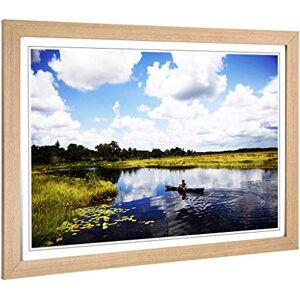 Big Box Art Framed Print of Landscape Guyana Lake Design Wall Art Picture Home Decor for Kitchen, Living, Dining Room, Lounge, Bedroom, Hallway, Office, Oak, A2 / 24.5x18 Inch / 62x45cm Big Box Art Framed Print of Landscape Guyana Lake Design Wall Art Picture Home Decor for Kitchen, Living, Dining Room, Lounge, Bedroom, Hallway, Office, Oak, A2 / 24.5x18 Inch / 62x45cm