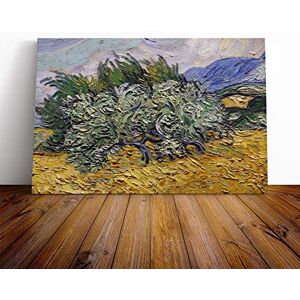 Big Box Art Canvas Print Wall Art Vincent Van Gogh Wheat Field with Cypresses (2) Mounted & Stretched Box Frame Picture Home Decor for Kitchen, Living Room, Bedroom, Multi-Colour, 30x20 Inch Big Box Art Canvas Print Wall Art Vincent Van Gogh Wheat Field with Cypresses (2) Mounted & Stretched Box Frame Picture Home Decor for Kitchen, Living Room, Bedroom, Multi-Colour, 30x20 Inch