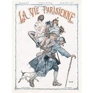 Artery8 La Vie Parisienne Soldier Dog World War 2 Magazine Cover Large Wall Art Poster Print Thick Paper 18X24 Inch Artery8 La Vie Parisienne Soldier Dog World War 2 Magazine Cover Large Wall Art Poster Print Thick Paper 18X24 Inch