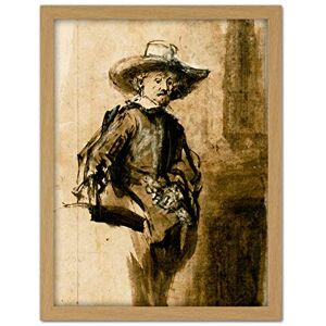 Fine Art Prints Rembrandt Study For One Of The Syndics Volkert Jansz Large Framed Art Print Poster Wall Decor 18x24 Fine Art Prints Rembrandt Study For One Of The Syndics Volkert Jansz Large Framed Art Print Poster Wall Decor 18x24