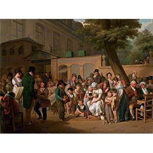 Wee Blue Coo Painting Exterior Study Boilly Entrance Turkish Gardens Wall Art Print Wee Blue Coo Painting Exterior Study Boilly Entrance Turkish Gardens Wall Art Print