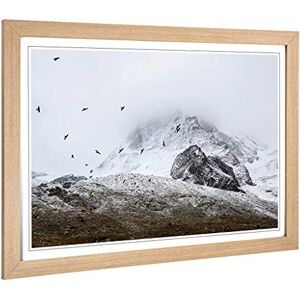 Big Box Art Framed Print of Flock of Birds Design Wall Art Picture Home Decor for Kitchen, Living, Dining Room, Lounge, Bedroom, Hallway, Office, Oak, A2 / 24.5x18 Inch / 62x45cm Big Box Art Framed Print of Flock of Birds Design Wall Art Picture Home Decor for Kitchen, Living, Dining Room, Lounge, Bedroom, Hallway, Office, Oak, A2 / 24.5x18 Inch / 62x45cm